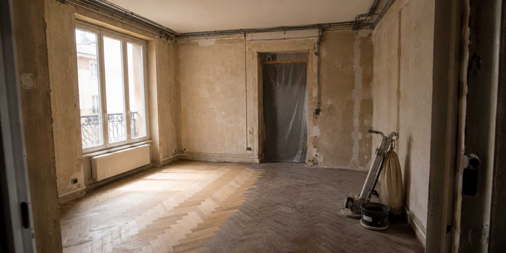 Appartement en cours de rénovation